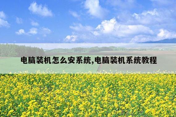 电脑装机怎么安系统,电脑装机系统教程